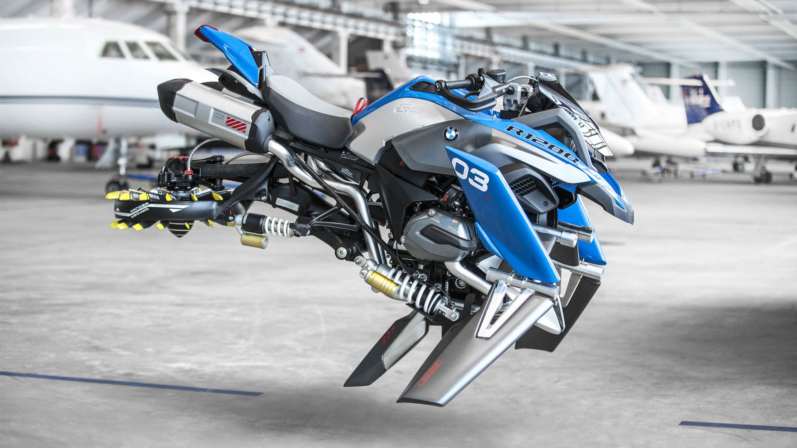 BMW's R1200GS 'hover' bike concept
